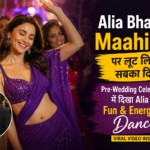 Alia Bhatt Maahi Ve dance purple outfit pre-wedding video viral