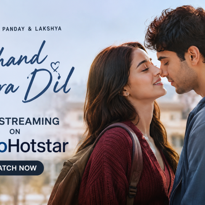 Chand Mera Dil Ananya Panday Lakshya JioHotstar poster