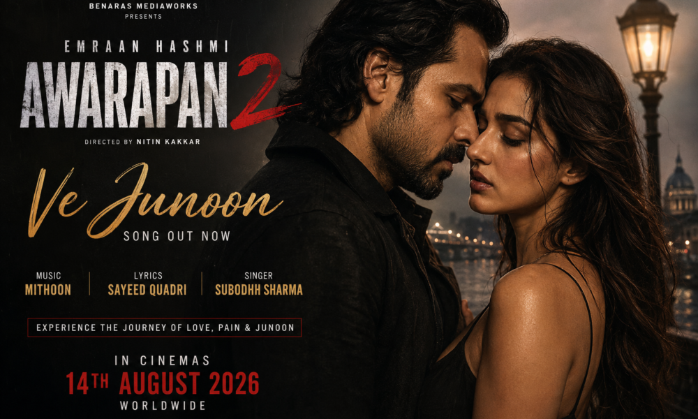 Emraan Hashmi Disha Patani Ve Junoon song Awarapan 2 poster