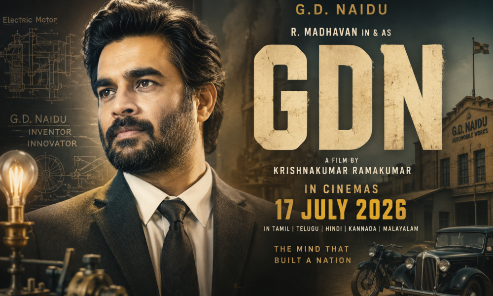 R Madhavan GDN movie poster G D Naidu biographical drama