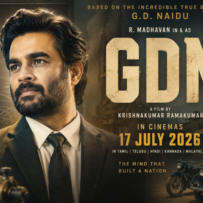 R Madhavan GDN movie poster G D Naidu biographical drama