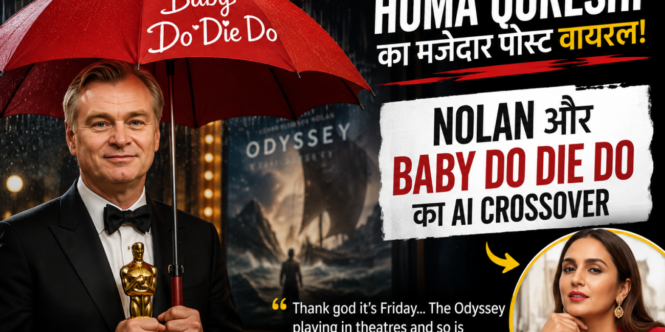 Huma Qureshi Christopher Nolan AI generated image Baby Do Die Do