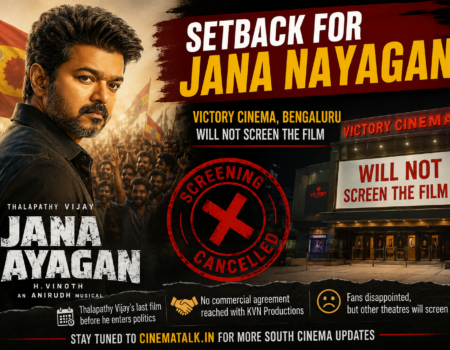 Jana Nayagan Bengaluru Victory Cinema screening setback news