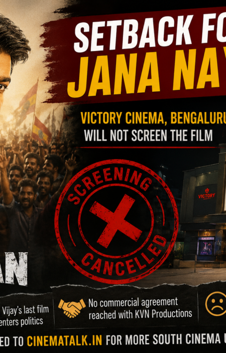 Jana Nayagan Bengaluru Victory Cinema screening setback news