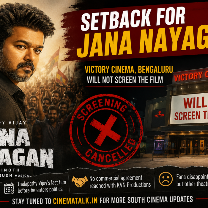 Jana Nayagan Bengaluru Victory Cinema screening setback news
