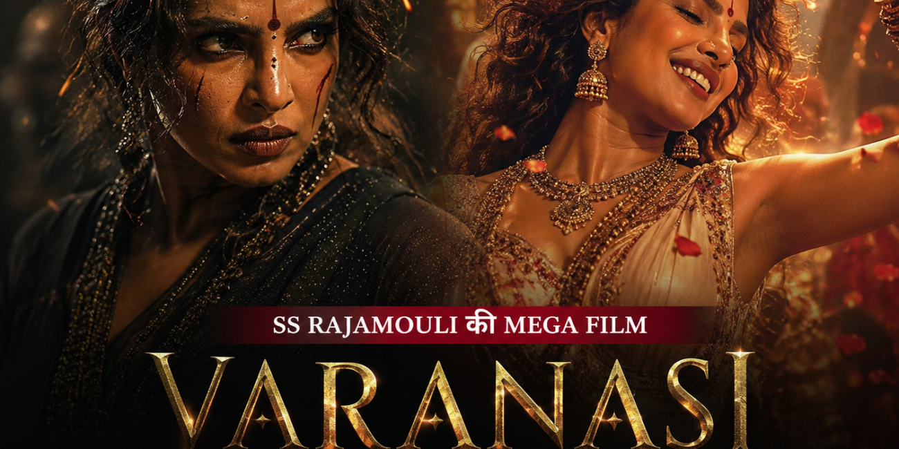 Priyanka Chopra Mandakini look Varanasi movie SS Rajamouli