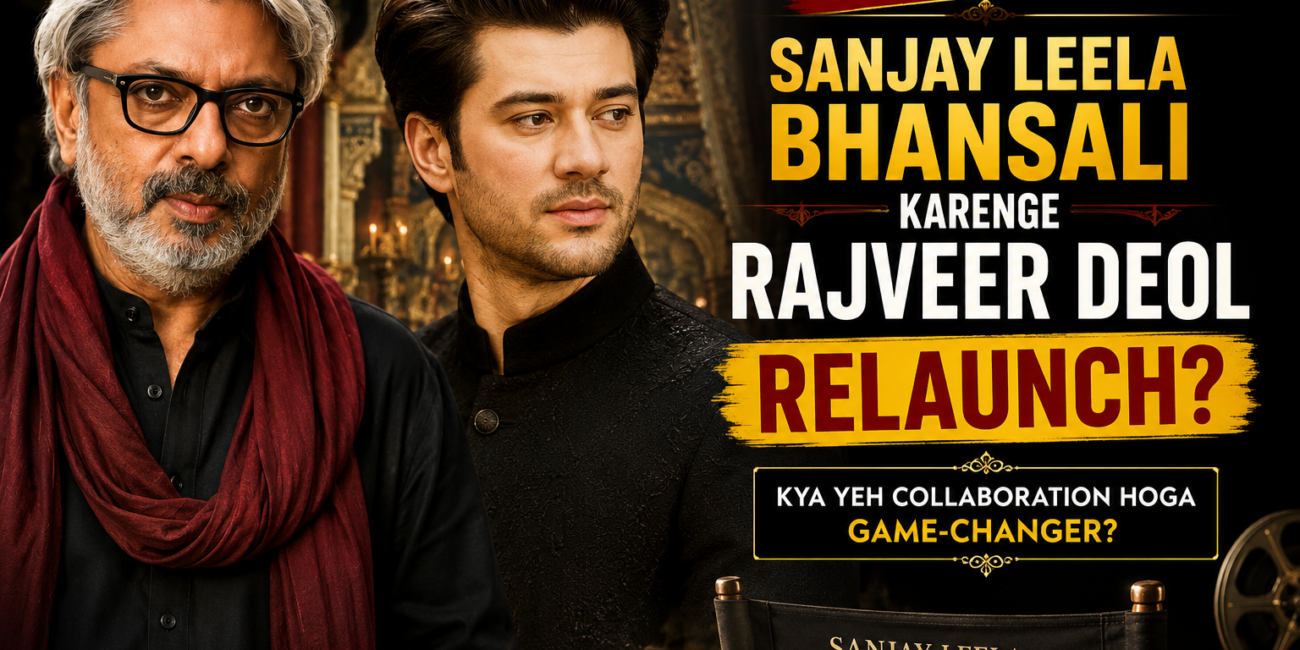 Rajveer Deol Sanjay Leela Bhansali relaunch Bollywood news