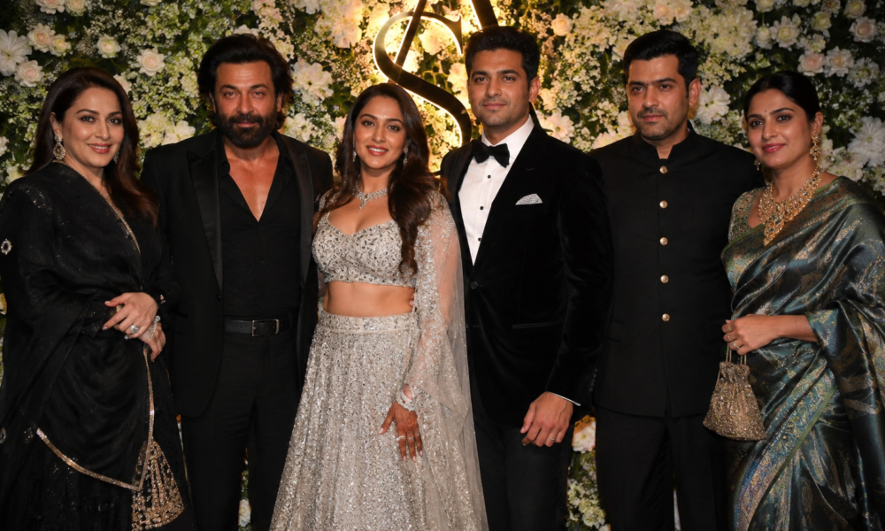 Sonakshi Sinha Bobby Deol Randeep Hooda wedding reception photos