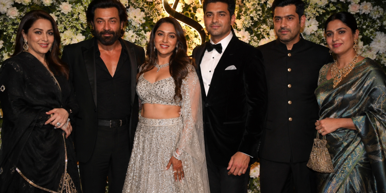 Sonakshi Sinha Bobby Deol Randeep Hooda wedding reception photos