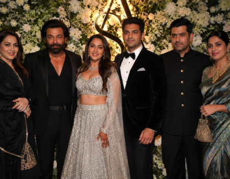 Sonakshi Sinha Bobby Deol Randeep Hooda wedding reception photos
