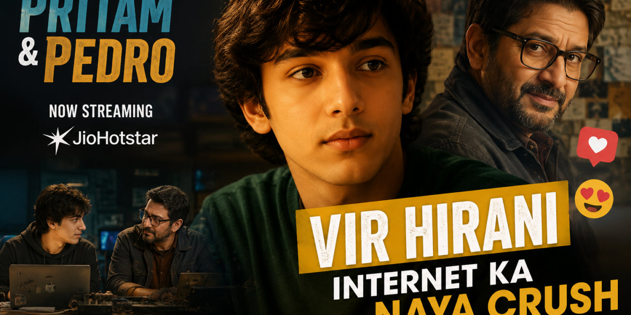 Vir Hirani Pritam and Pedro debut actor Rajkumar Hirani son