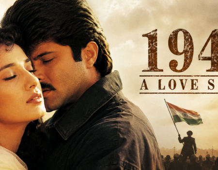 Anil Kapoor Manisha Koirala 1942 A Love Story 8K re-release poster