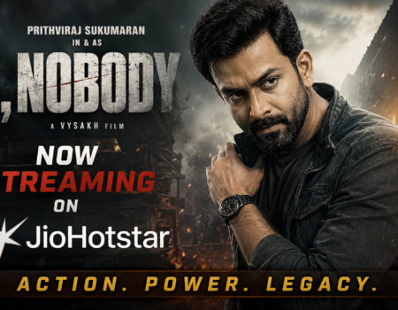 Prithviraj Sukumaran I Nobody JioHotstar OTT release poster