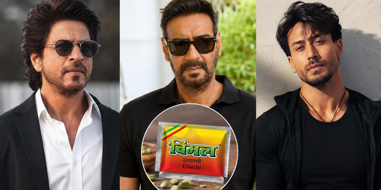 Shah Rukh Khan Ajay Devgn Tiger Shroff Vimal Elaichi ad FDA notice