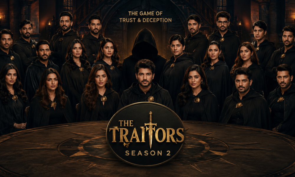 The Traitors Season 2 Prime Video celebrity contestants poster