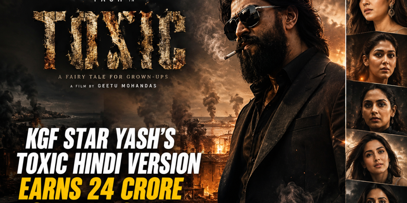 Toxic Yash Hindi box office Day 2 collection poster