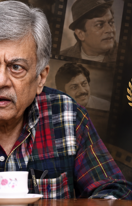 Anant Nag receiving Dadasaheb Phalke Award for contribution to Indian cinema