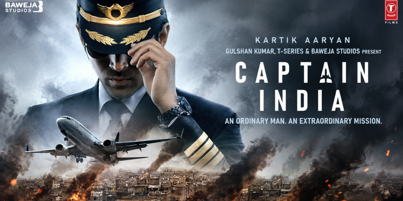 Captain India Kartik Aaryan Shimit Amin first look pilot uniform