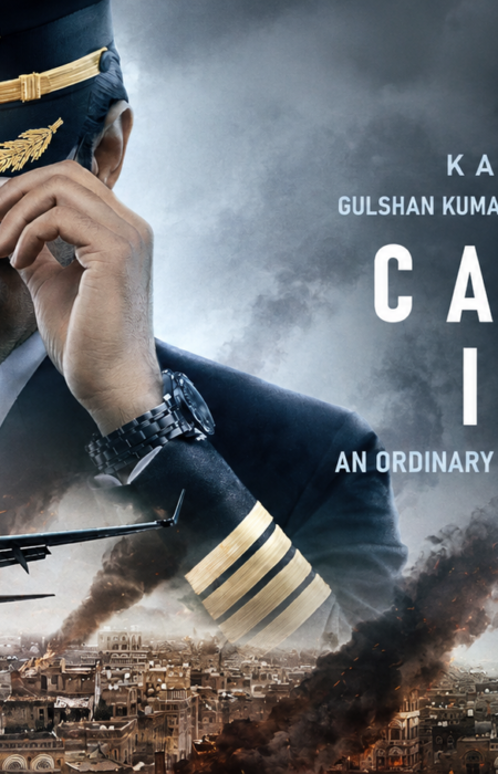 Captain India Kartik Aaryan Shimit Amin first look pilot uniform