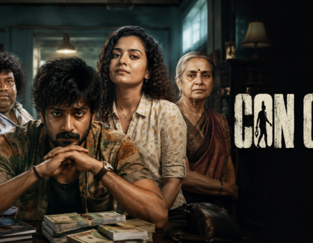 Arjun Das Anna Ben Con City movie review heist comedy poster