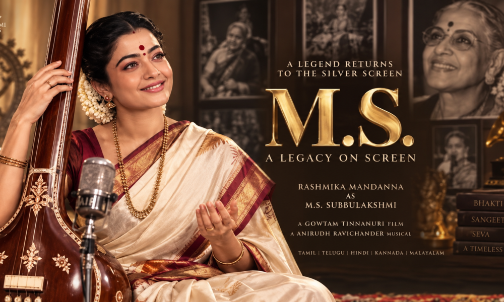 Rashmika Mandanna MS Subbulakshmi Biopic First Look