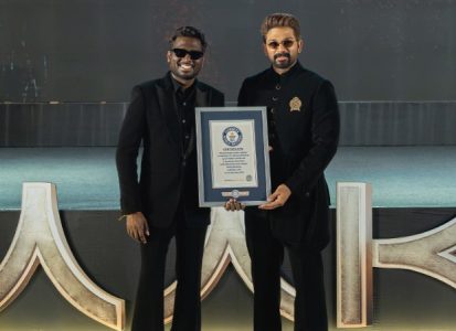 Raaka ने बनाया Guinness World Record: Allu Arjun और Atlee की Film में 37 लोगों का एक साथ Real-Time Motion Capture Raaka Guinness World Record: Allu Arjun की Film ने रचा इतिहास