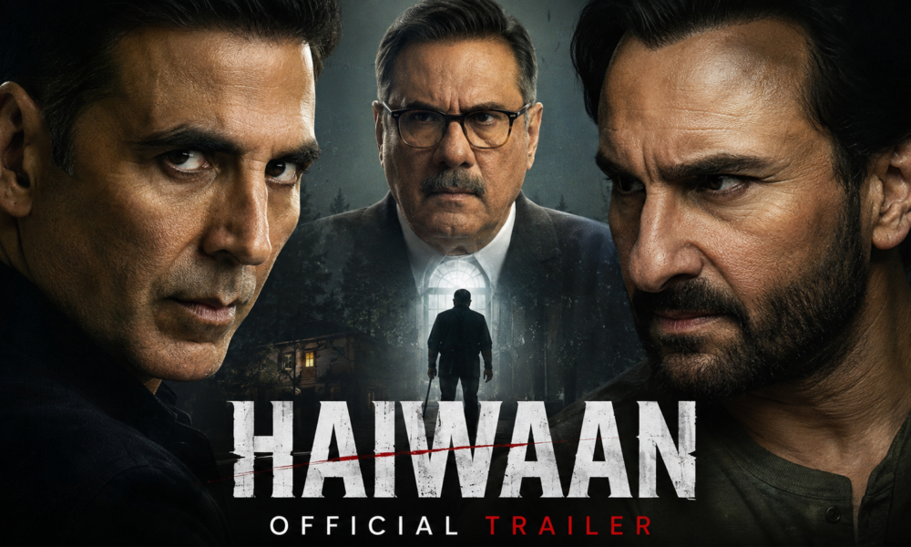 Akshay Kumar Saif Ali Khan Haiwaan trailer thriller poster