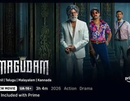 Vishal Magudam OTT release Prime Video dual role poster