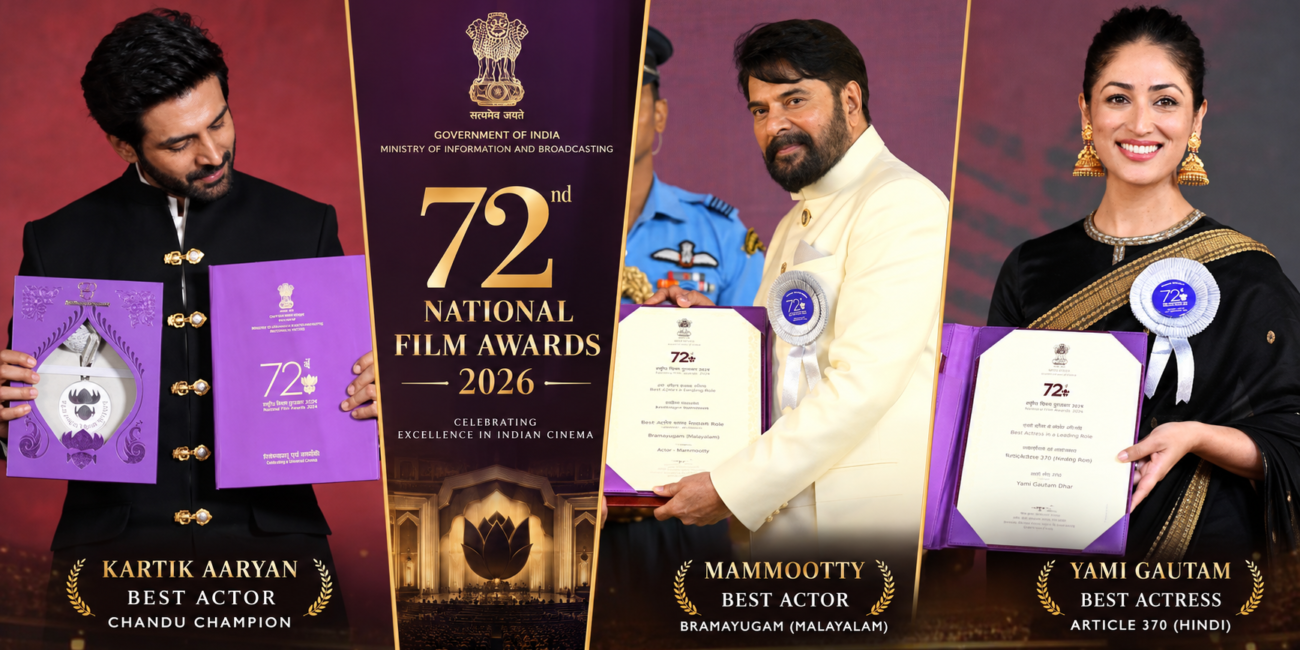 National Film Awards 2026 Kartik Aaryan Yami Gautam Mammootty