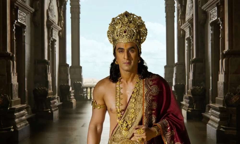 Ranbir Kapoor Lord Ram Yash Ravana Ramayana trailer poster