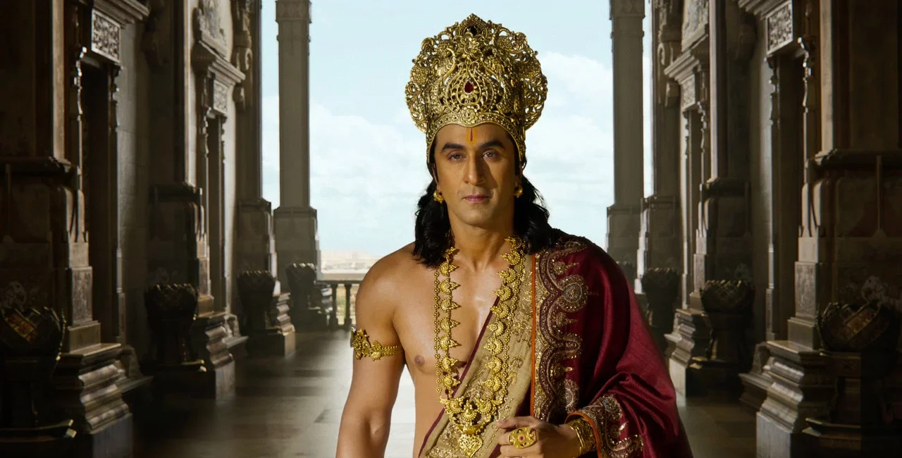 Ranbir Kapoor Lord Ram Yash Ravana Ramayana trailer poster