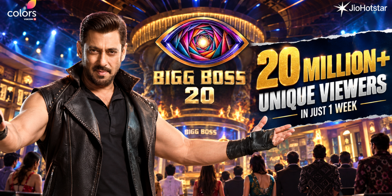 Bigg Boss 20 ने बनाया Viewership Record, एक हफ्ते में 20 Million से ज्यादा Viewers Bigg Boss 20 ने बनाया नया Viewership Record
