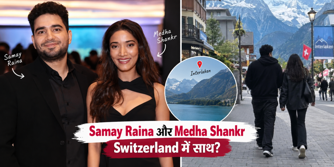 Samay Raina Medha Shankr Switzerland viral photo dating rumors