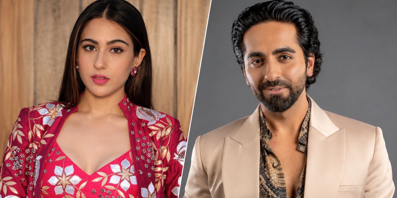 Ayushmann Khurrana and Sara Ali Khan in Bhootni Ka song from Udta Teer