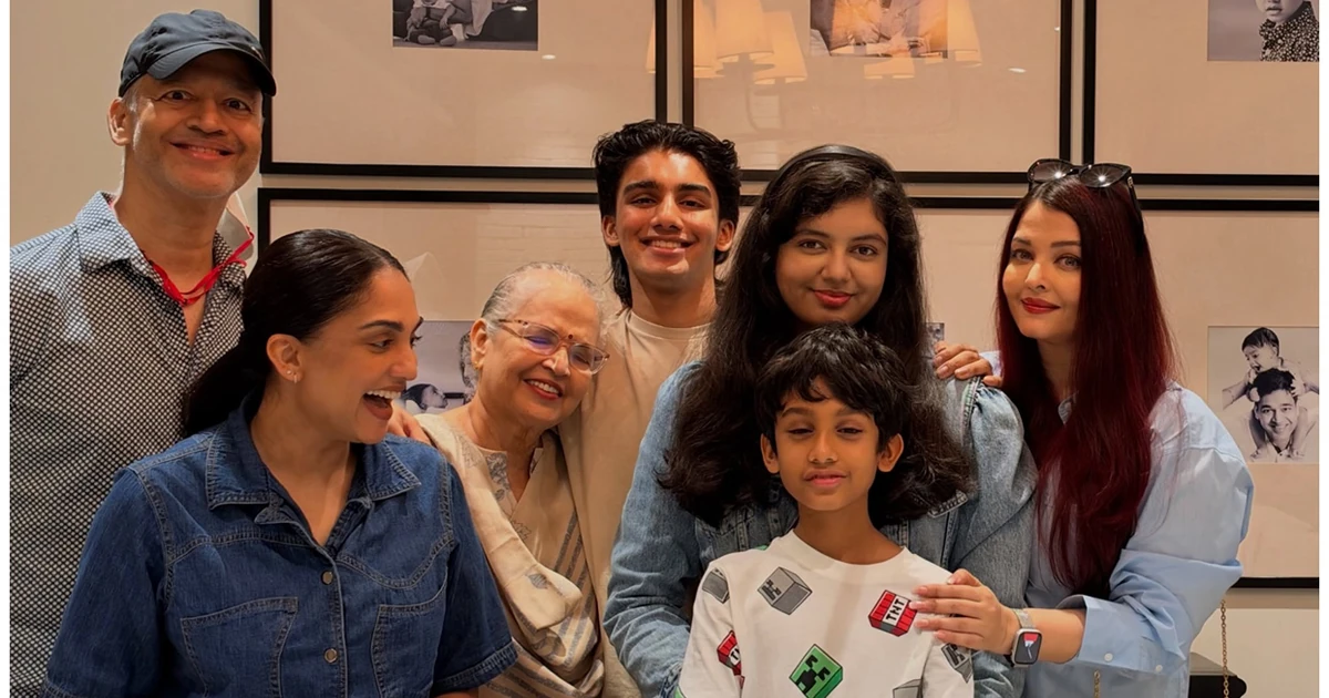 Aishwarya Rai Bachchan and Aaradhya Bachchan at Shivansh Rai's birthday celebration