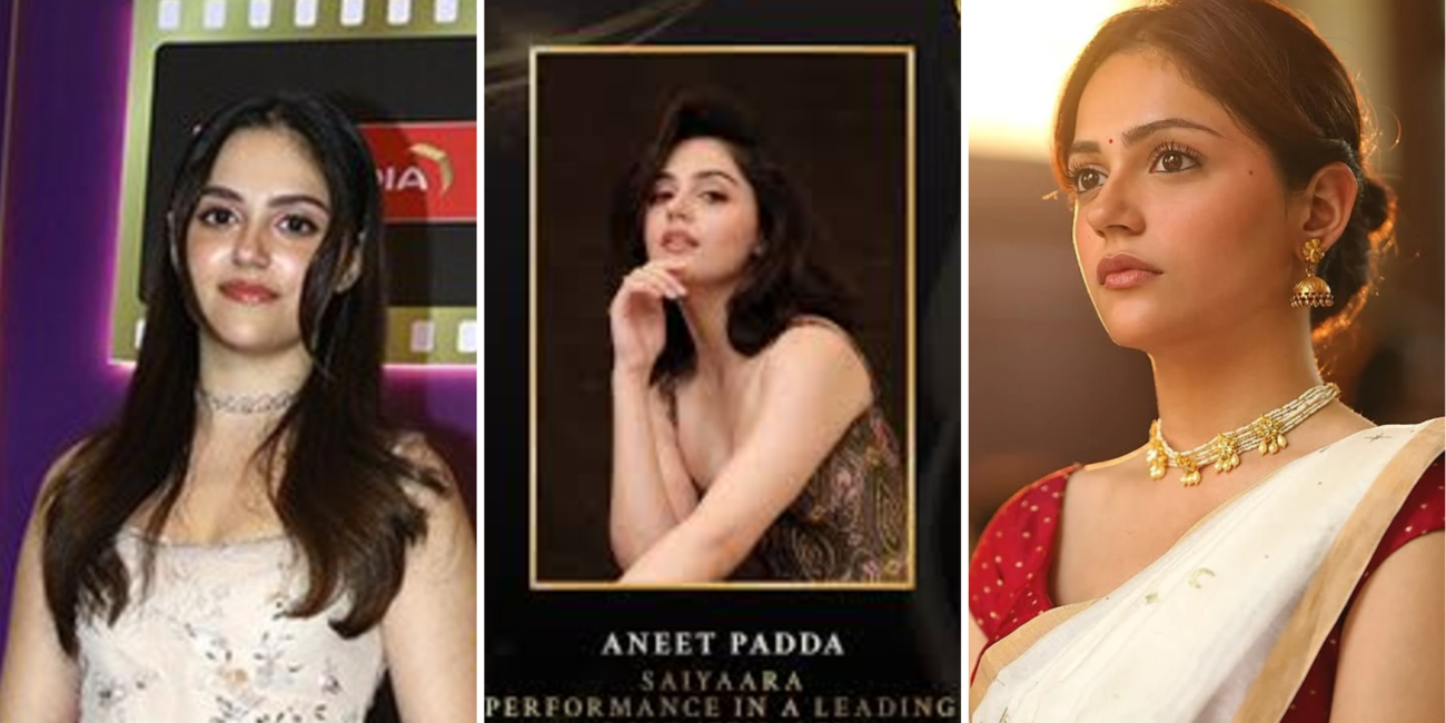 Aneet Padda wins IIFA 2026 Best Actress for her performance in Saiyaara