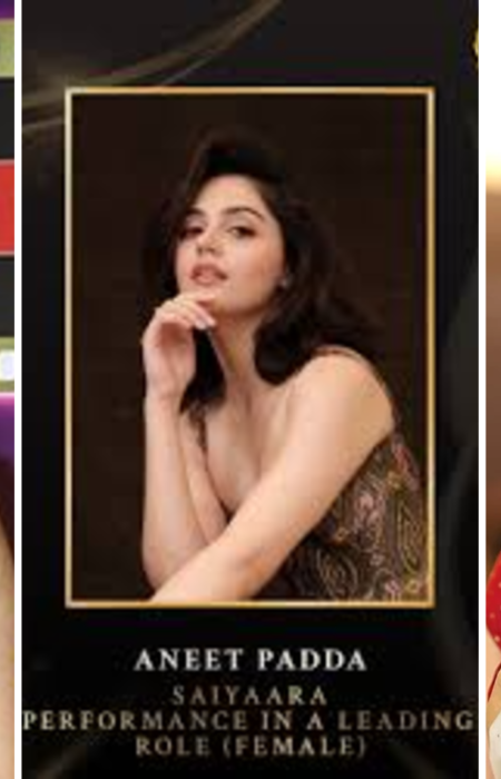 Aneet Padda wins IIFA 2026 Best Actress for her performance in Saiyaara