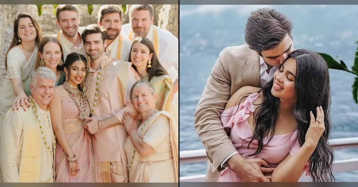 Anjana Sarja and Isai Nutter at their wedding ceremony