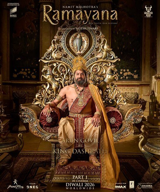 Arun Govil as King Dashrath in Ramayana Rise of a Legend