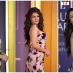 Avneet Kaur wearing a blush pink floral gown at the ELLE India Beauty Awards 2026