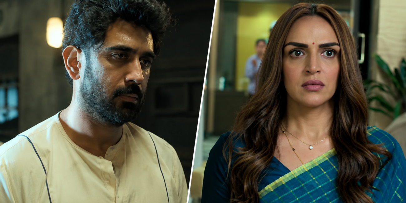 Amit Sadh and Esha Deol in the official trailer of Hindi action thriller Pratap