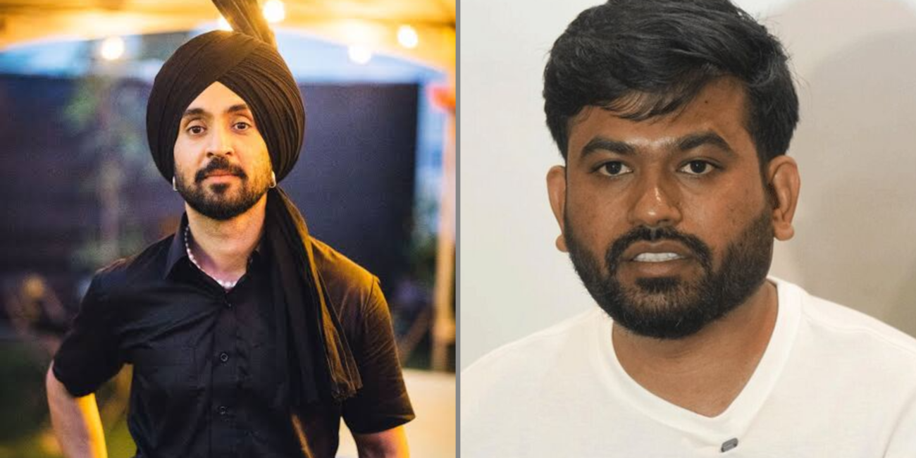Diljit Dosanjh and Abhijeet Dipke amid the controversy following the Delhi concert