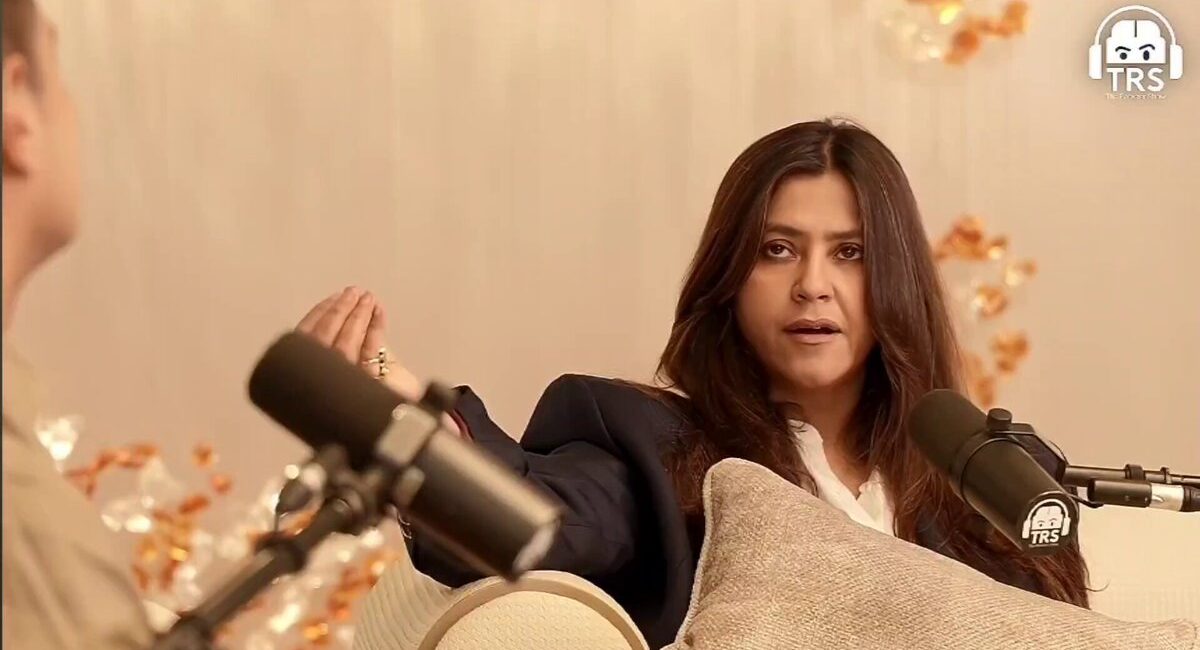 Ektaa Kapoor discusses Indian folklore and religious identity in a podcast interview