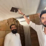 Elvish Yadav showcasing the Namo Narayana Ghee production process