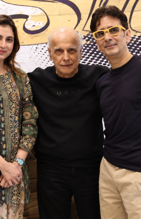 Farrhana Bhatt meets filmmaker Mahesh Bhatt