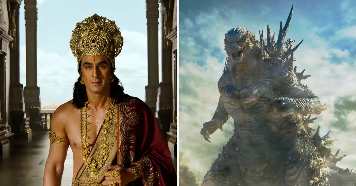 Godzilla Minus Zero movie poster featuring Godzilla ahead of its India release