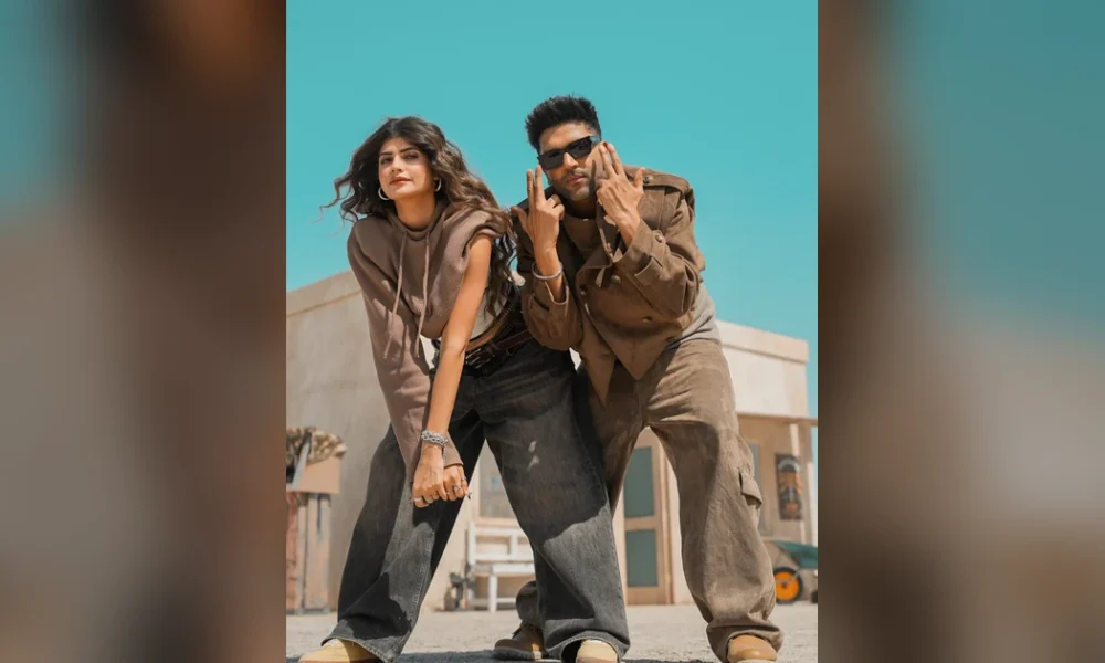 Guru Randhawa and Anjini Dhawan in the So What Punjabi music video