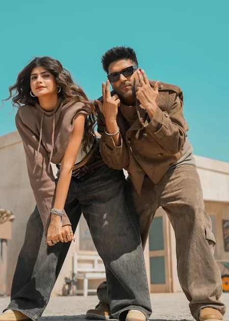 Guru Randhawa and Anjini Dhawan in the So What Punjabi music video