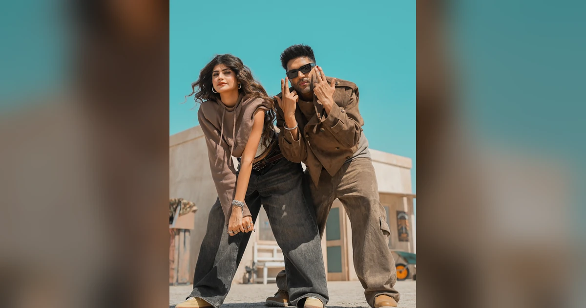Guru Randhawa and Anjini Dhawan in the So What Punjabi music video