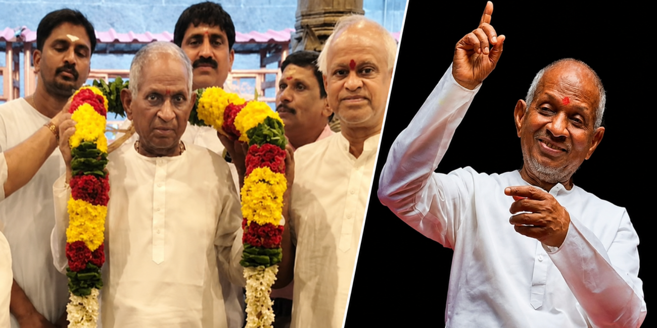 Ilaiyaraaja visits Arunachaleswarar Temple in Tiruvannamalai